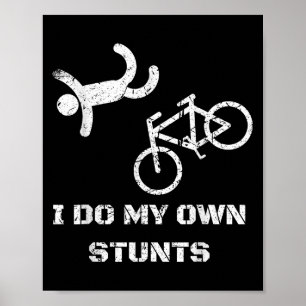 Poster Camisa de Amante de Bicicleta - Eu Faço Meus Própr