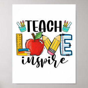Poster Camisa de amor inspirador engraçado Ck para ensina