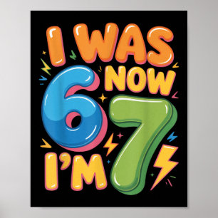 Poster Camisa de Aniversário de 7 Anos - Era 6 Agora Sou