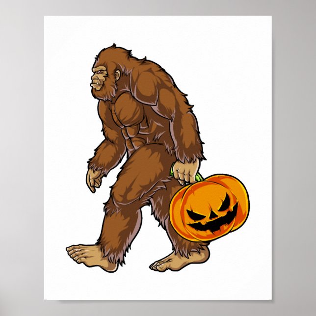 Poster Camisa de Carregando de Sasquatch de Pumpkin (Frente)