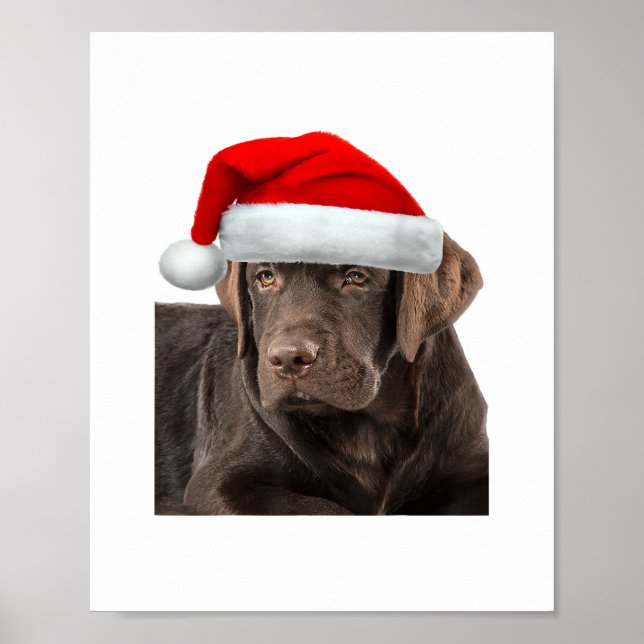Poster Camisa de chocolate Labrador Cachorro de varejo (Frente)