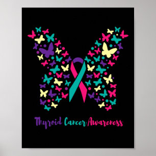 Poster Camisa de consciência do cancer