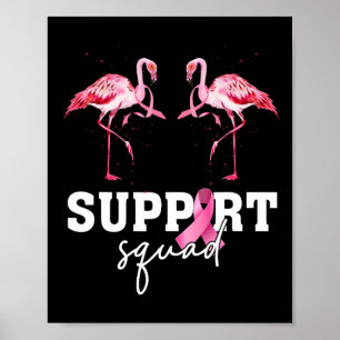 Poster Camisa de Conscientização do Câncer Mulheres Flami