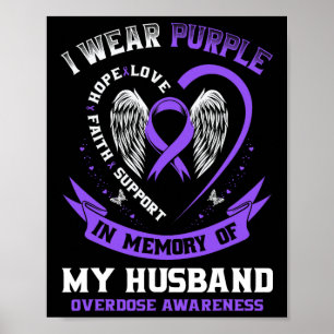 Poster Camisa de Conscientização sobre Overdose em Memóri