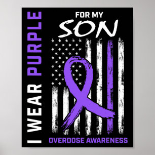 Poster Camisa de conscientização sobre overdose final fil