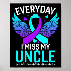 Poster Camisa de Conscientização sobre Suicídio Tio Preve