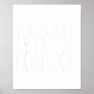 Poster Camisa De Controlo Animal Homens Adultos Homens Ho