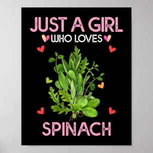 Poster Camisa De Espinafre Para Mulheres Apenas Uma Menin