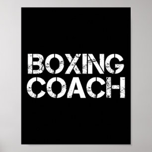 Poster Camisa de Esportes de Treinador de Amor de Boxing