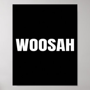 Poster Camisa de Exalação de Yoga Calma Woosah _1