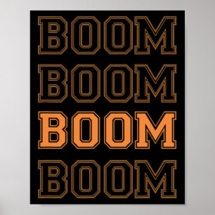 Poster Camisa de Fã do Time Índia Bumrah - Boom Boom Boom