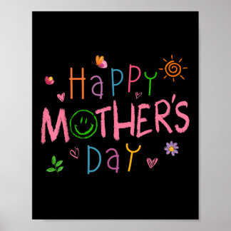 Poster Camisa De feliz dia de as mães Para Bebês De Toddl