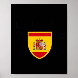 Poster Camisa de futebol espanhol Espana Jersies Ll Top