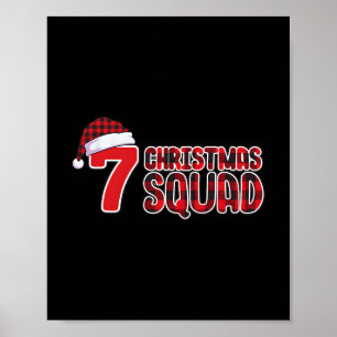 Poster Camisa de Natal 67 Six Seven Meme Squad 67 Plaid V