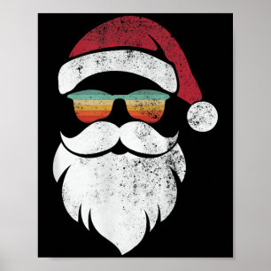 Poster Camisa de Natal F Sungl Retro Barba Cara de Papai