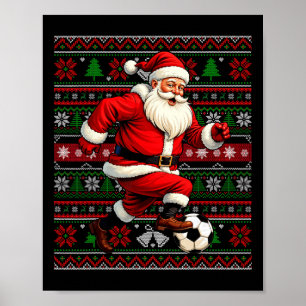 Poster Camisa de Natal Feia do Papai Noel Engraçado Jogan