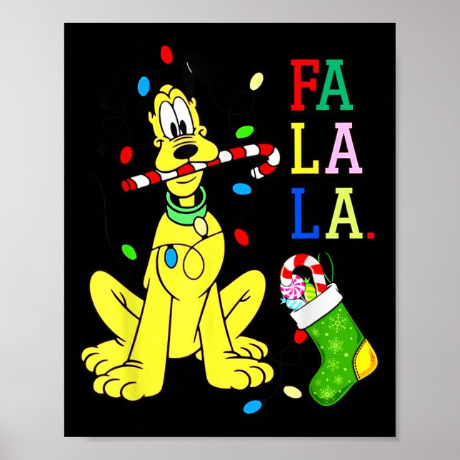 Poster Camisa de Natal Fofo La Fa Fa Swea  (Frente)