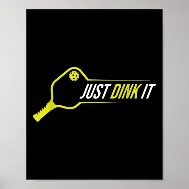 Poster Camisa De Pickleball, Engraçada... Beija-A. (Frente)