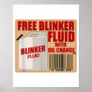 Poster Camisa de presente Fluid Idiot Gag para Cegas de C