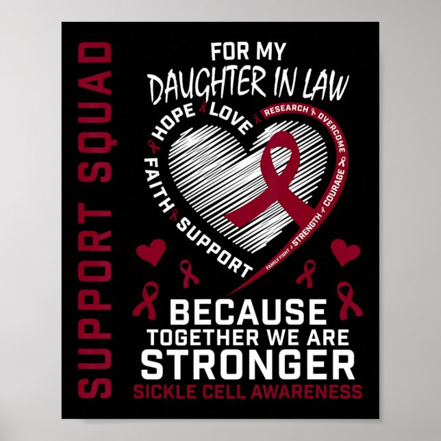Poster Camisa De Sensibilização Das Células Falsiformes F (Frente)