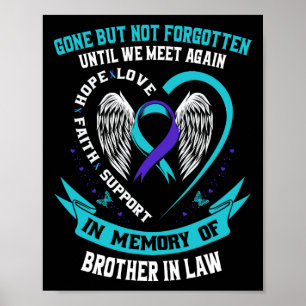 Poster Camisa De Sensibilização Suicida Irmão De Lei Mama