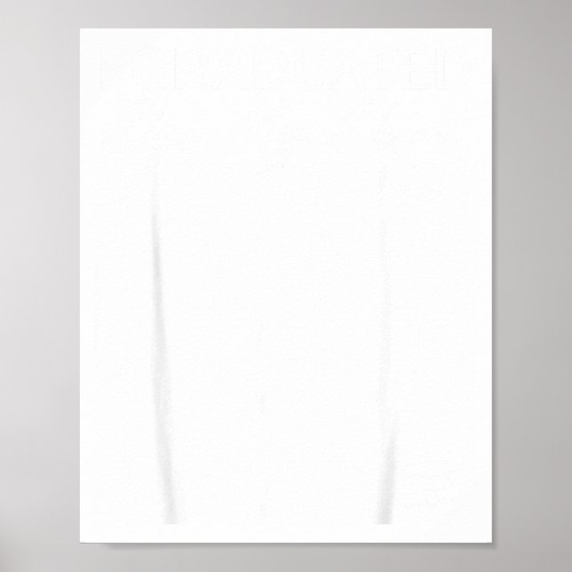 Poster Camisa de sinal de formado divertida formatura vet (Frente)
