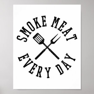 Poster Camisa Do Dia A Dia Da Carne Fumada - Churrasco En