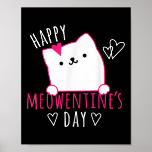 Poster Camisa do Dia dos Namorados para Meninas Gatinho F