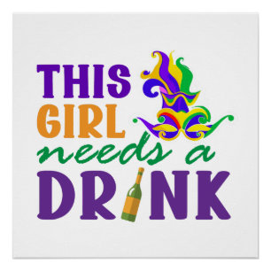 Póster Camisa do Festival de Grass da Mardi   Mardi Gras