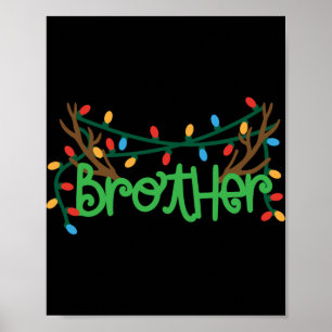 Poster Camisa do Irmão de Chifres de Renas de Natal