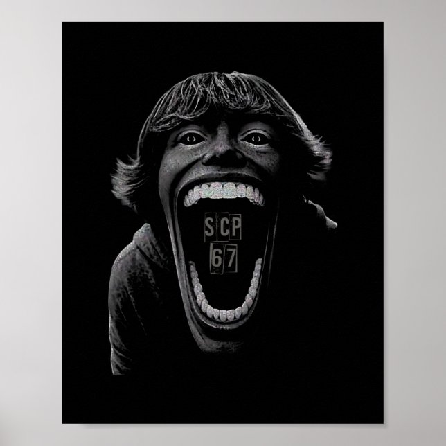 Poster Camisa do meme Scp 67 Six Seven 6 7 Design 6 7 1  (Frente)