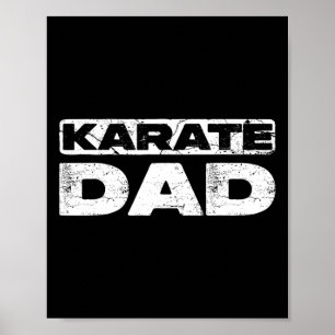 Poster Camisa do Pai do Karate Homens Dia dos Pais Karate