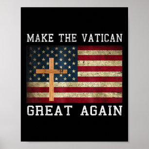 Poster Camisa Do Papa Leo Xiv Faz O Excelente Do Vaticano