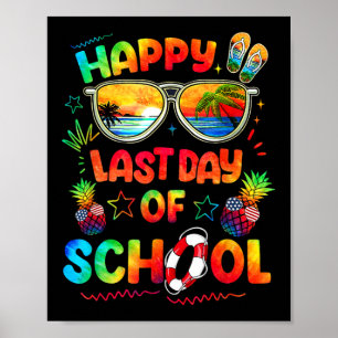 Poster Camisa do Último Dia de Aula Professores Fim de An