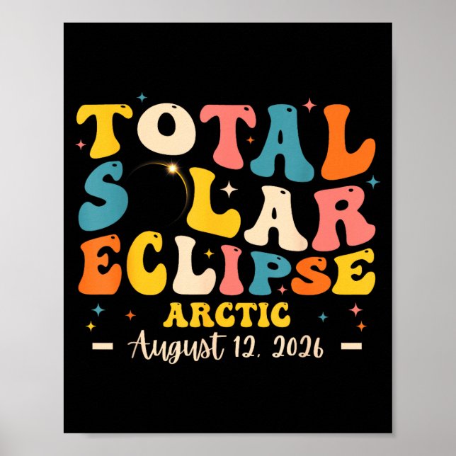 Poster Camisa Eclipse Solar Eclipse Total Solar (Frente)