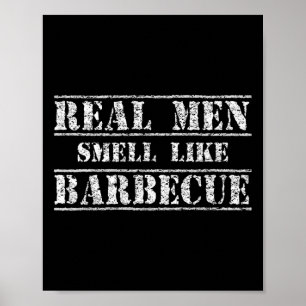 Poster Camisa engraçada de presente de churrasco para hom