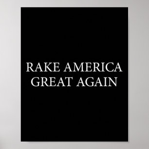 Poster Camisa engraçada de Trump ancinho América Grande N
