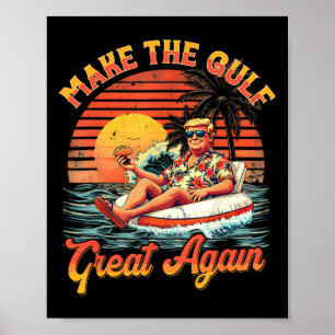 Poster Camisa engraçada do Trump Faça o Golfo Grande Trum