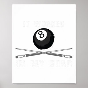 Poster Camisa Engraçada Funcionou Na Minha Piscina Billia