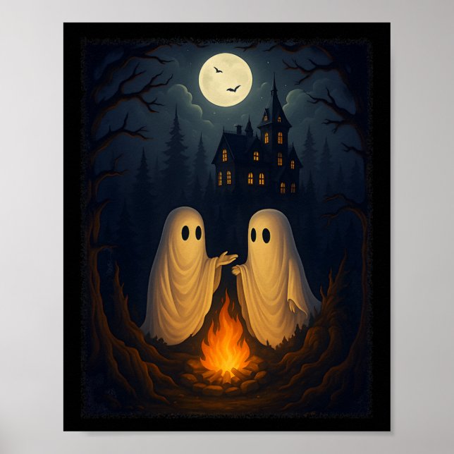 Poster Camisa Fantasma de Campfire (Frente)