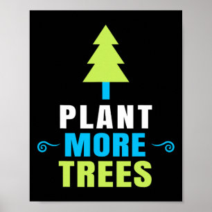 Poster Camisa Feliz Do Dia Da Árvore Para A Planta Do Dia