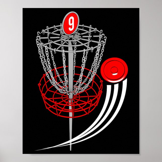Poster Camisa Frolf - Camiseta de Golfe de Frisbee - Golf (Frente)