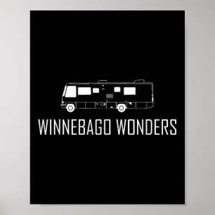 Poster Camisa Maravilhas Winnebago Camisa de Campista Cam
