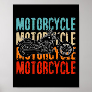 Poster Camisa Masculina de Moto Amor Motociclista Amante