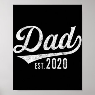 Poster Camisa Mens Dad Est. 2020 - Futuros Pais
