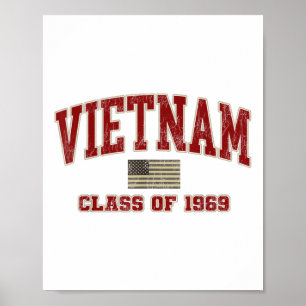 Poster Camisa Militar De Camisa De Veterano Da Guerra Do 