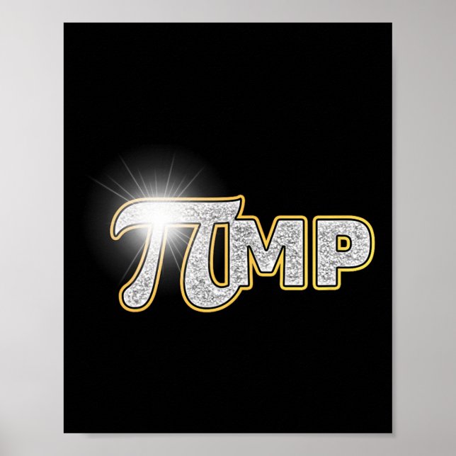 Poster Camisa Pi Dia Camisa Pi Mp Pimp Engraçado Pun Mate (Frente)