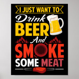 Poster Camisa Pitmaster Presente Beer Beer Beer Beer Beer