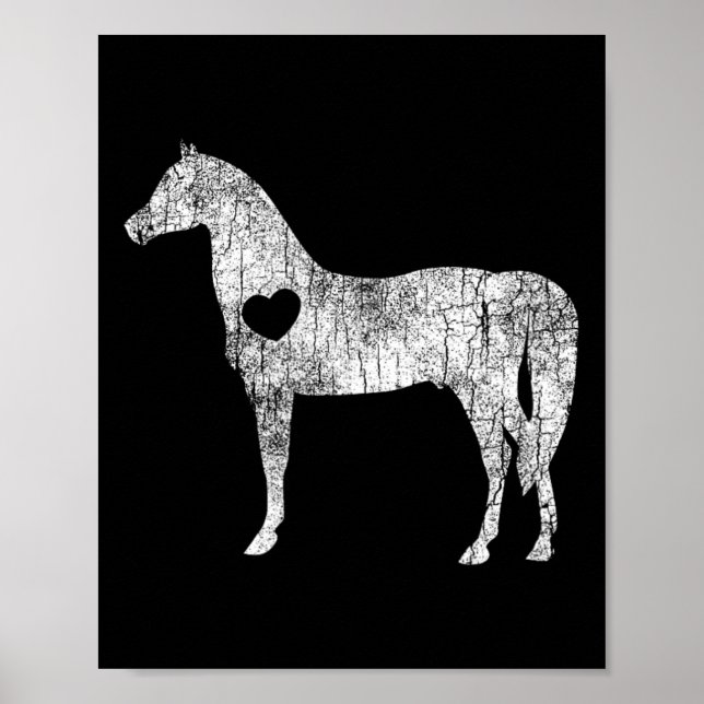 Poster Camisa-Presente do Cavalo-do-cavalo (Frente)