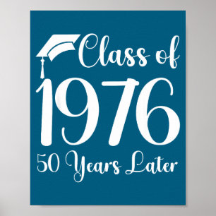 Poster Camisa Reunião de Turma 1976 50 Anos Depois